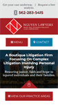 Mobile Screenshot of nguyenlawyers.com